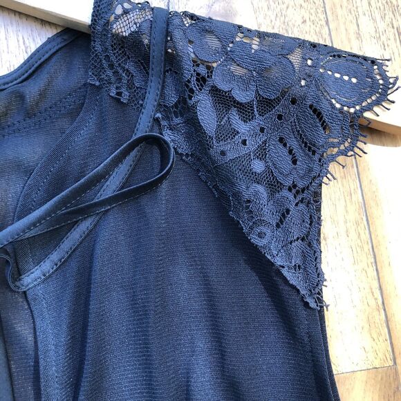 We Are HAH Hot As Hell Geisha Gone Wild Black Maxi Slip Dress Size M - Picture 8 of 13